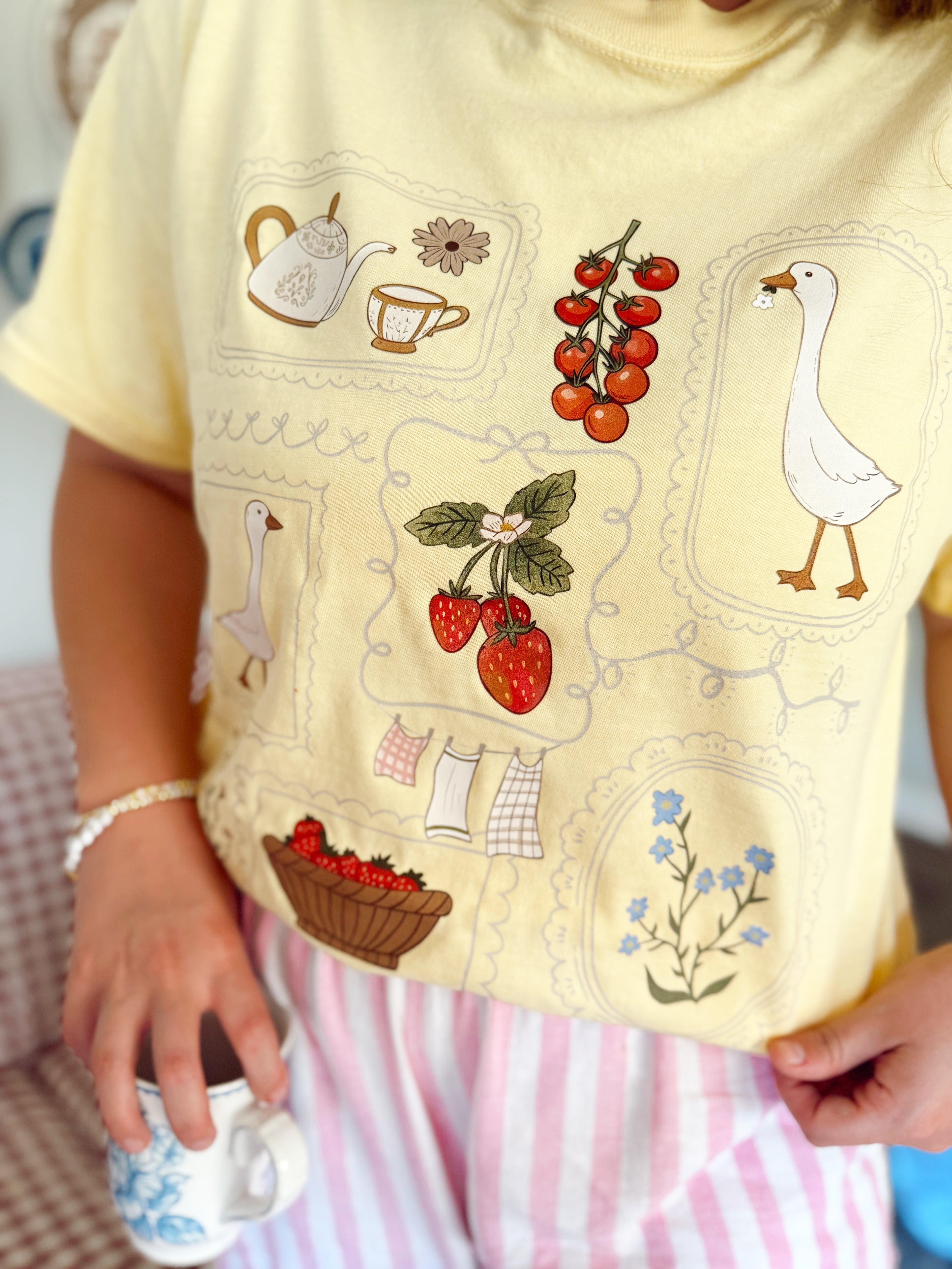 Spring Cottage Core Comfort Colors T-Shirt
