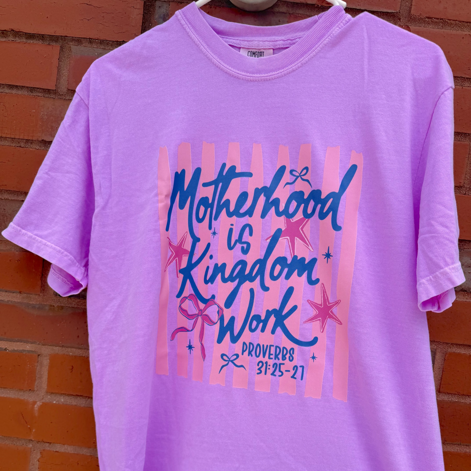 Motherhood is Kingdom Work Comfort Colors T-Shirt