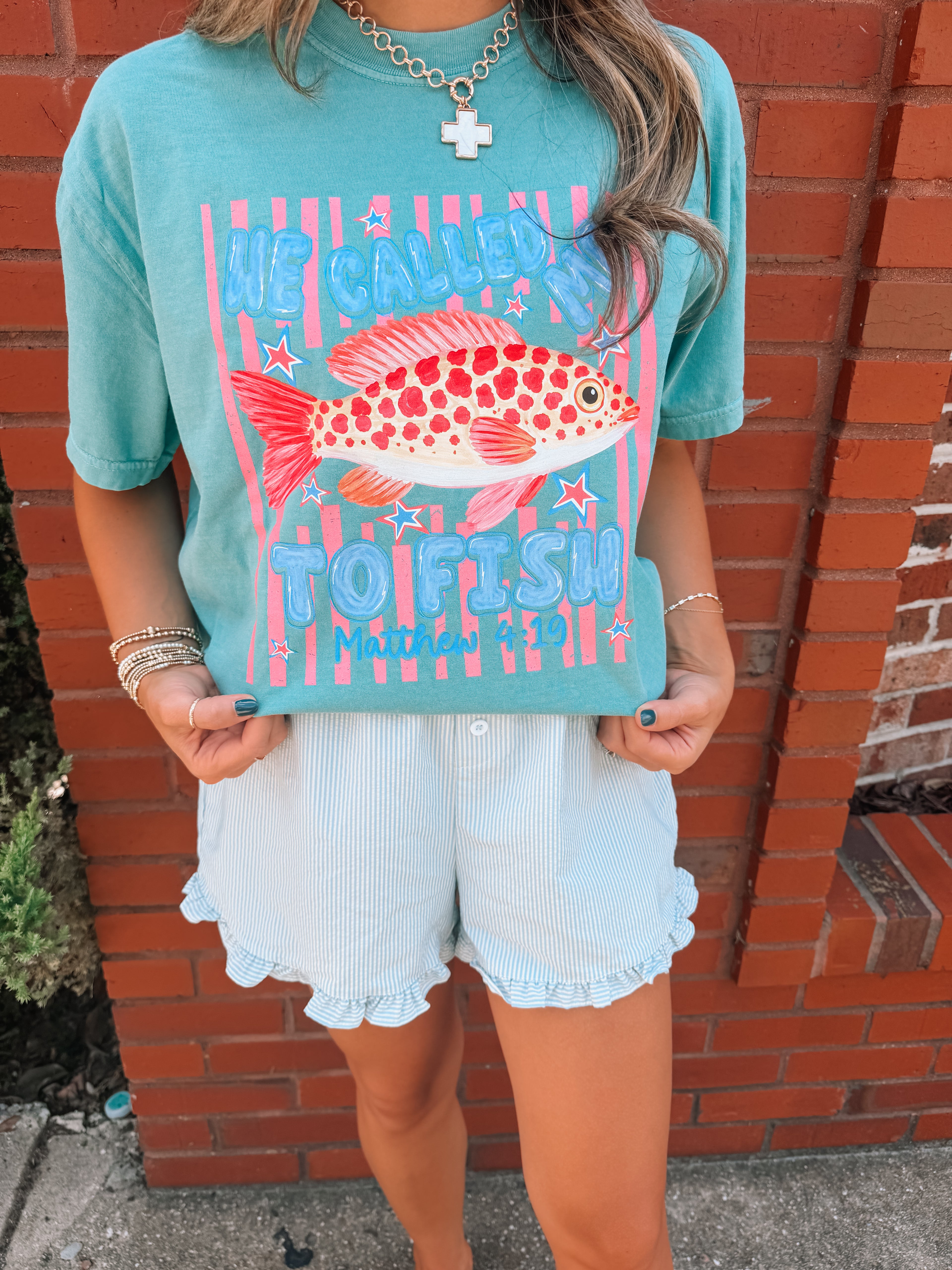 He Called Me To Fish Comfort Colors T-Shirt