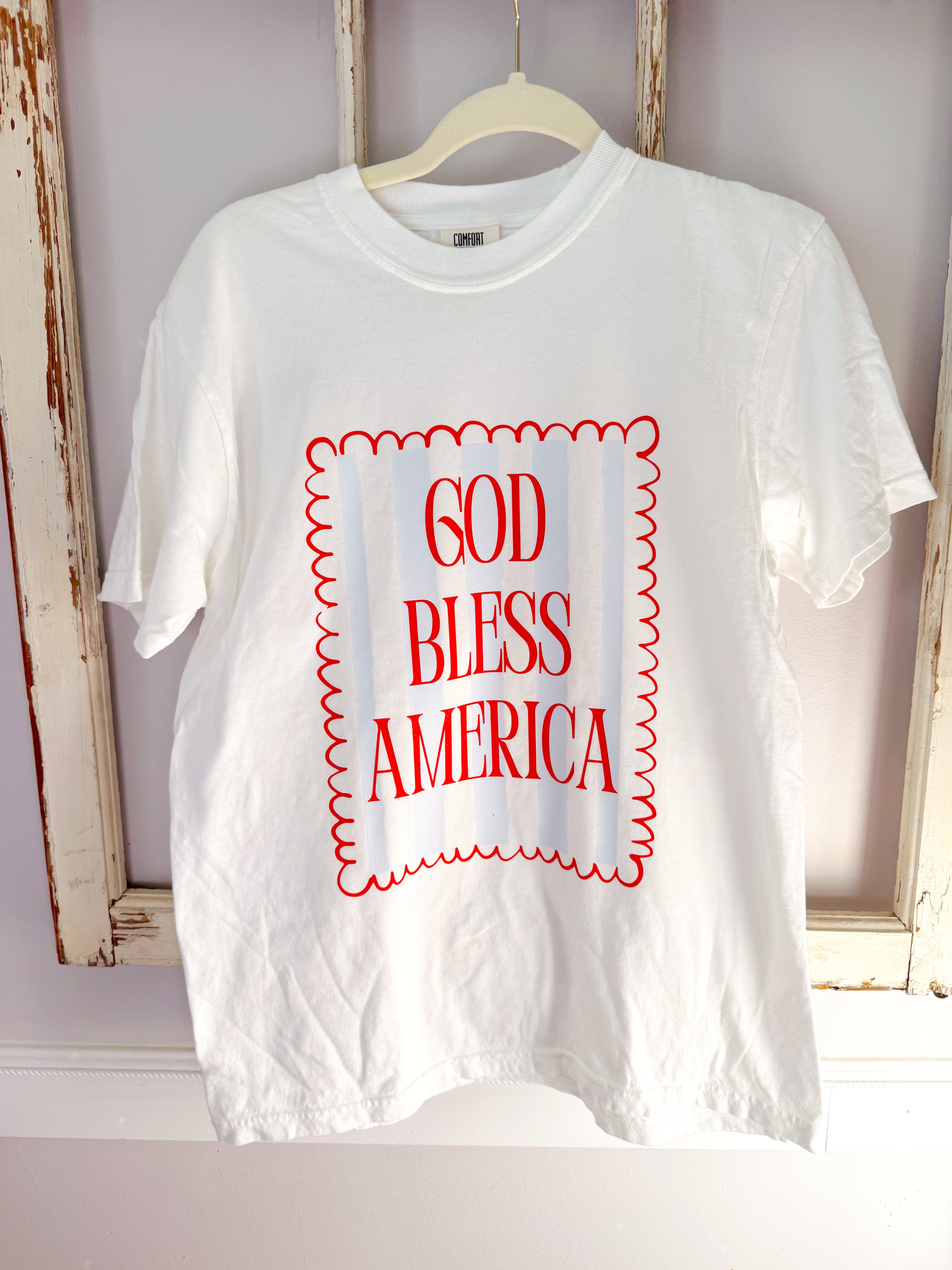 God Bless America Comfort Colors T-Shirt